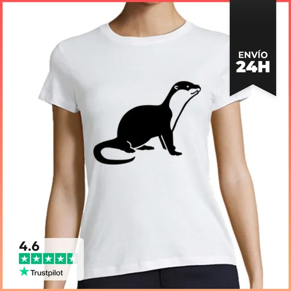Camiseta Mujer Clásica Nutria LaTostadora