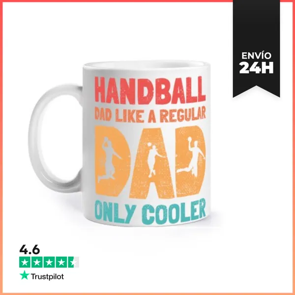 Taza Balonmano Papá Balonmano Balonmano LaTostadora