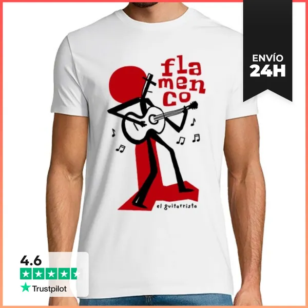 Camiseta Hombre Clásica FLAMENCO LaTostadora