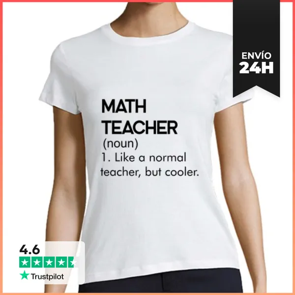 Camiseta Mujer Clásica Matemáticas LaTostadora