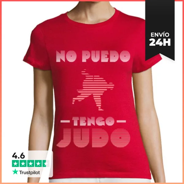 Camiseta Mujer Clásica No Puedo Tengo Judo Rosa Camiseta Mujer