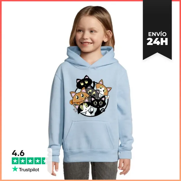 Sudadera Para Niños Con Capucha Diseño Nº669889 LaTostadora