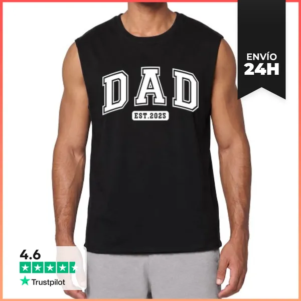 Camiseta Sin Mangas DAD EST 2025 LaTostadora
