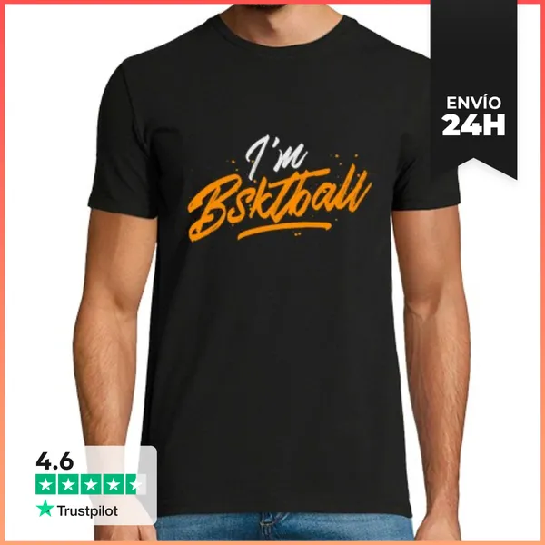 Camiseta Hombre Clásica I'm Basketball W LaTostadora