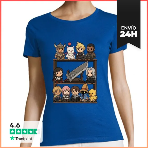 Camiseta Mujer Clásica Coleccion Final De Peluches LaTostadora