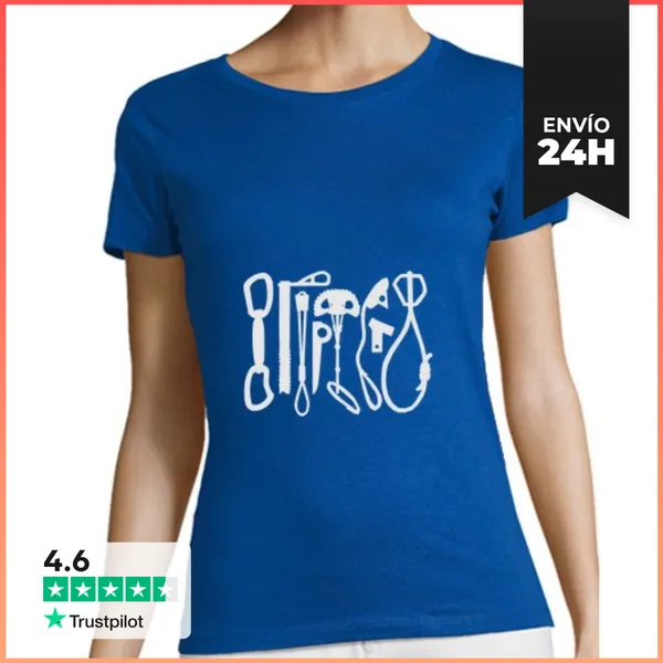 Camiseta Mujer Clásica Material Escalada LaTostadora