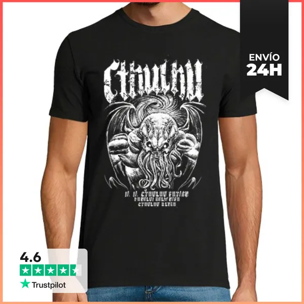 Camiseta Hombre Clásica Cthulhu LaTostadora