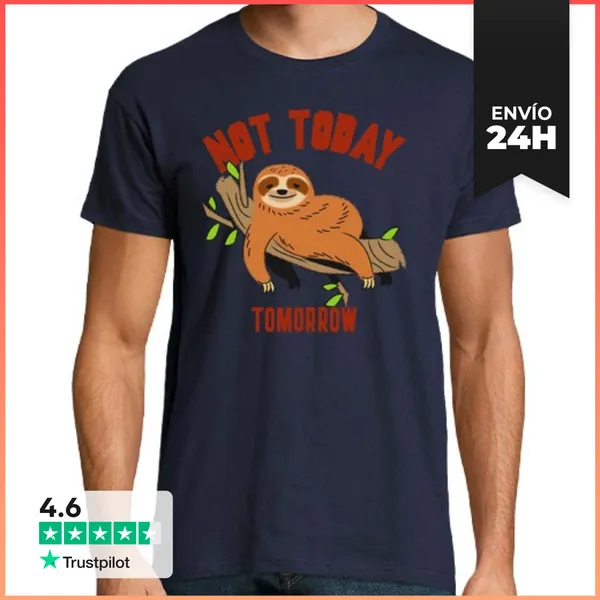 Camiseta Hombre Clásica Hoy No Mañana LaTostadora
