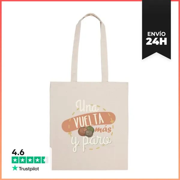 Bolsa De Tela Una Vuelta Más Y Paro - BOLSA LaTostadora