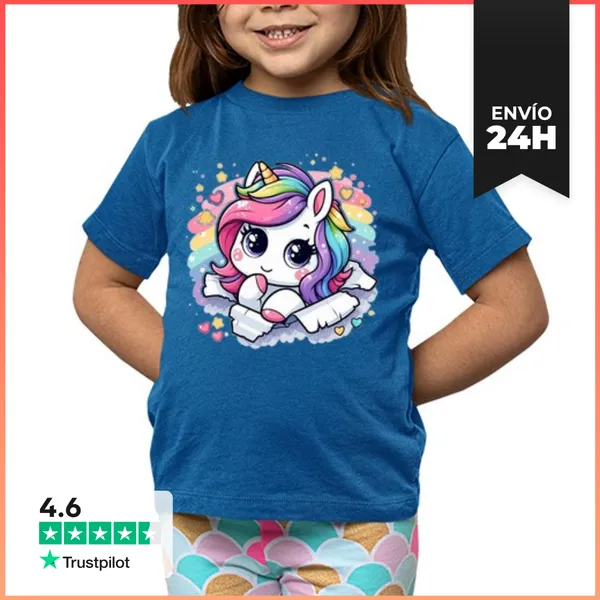 Camiseta Clásica Para Niños Txo, La Unicornio LaTostadora