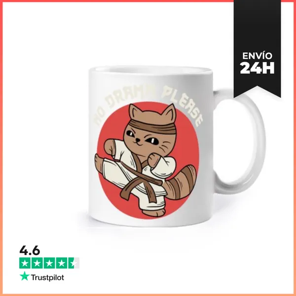 Taza NO DRAMA PLEASE LaTostadora