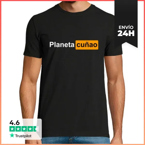 Camiseta Hombre Clásica Planeta Cuñao Hub LaTostadora