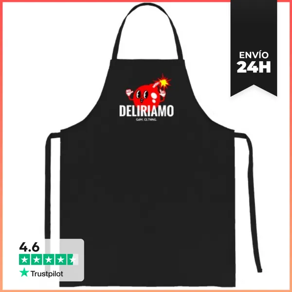 Delantal Deliramos Bomba Vintage Dibujos Animado LaTostadora