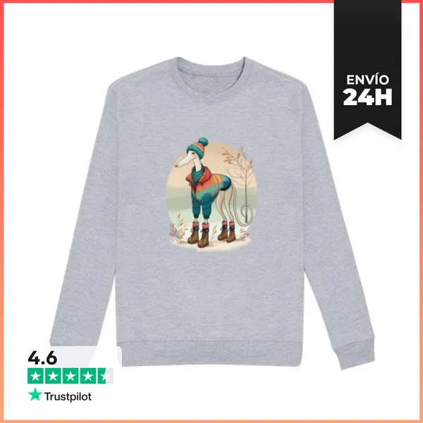 Sudadera Unisex Galgo Abrigado Otoño LaTostadora