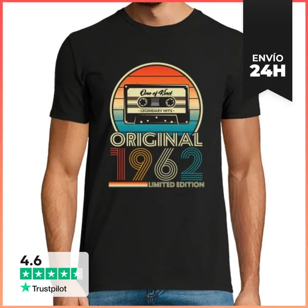Camiseta Hombre Clásica One Of Kind 1962 LaTostadora