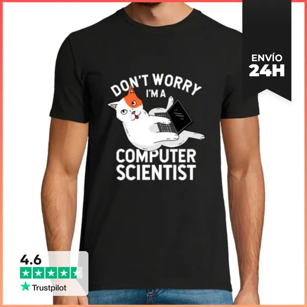 Camiseta Hombre Clásica No Te Preocupes Soy Un Informático