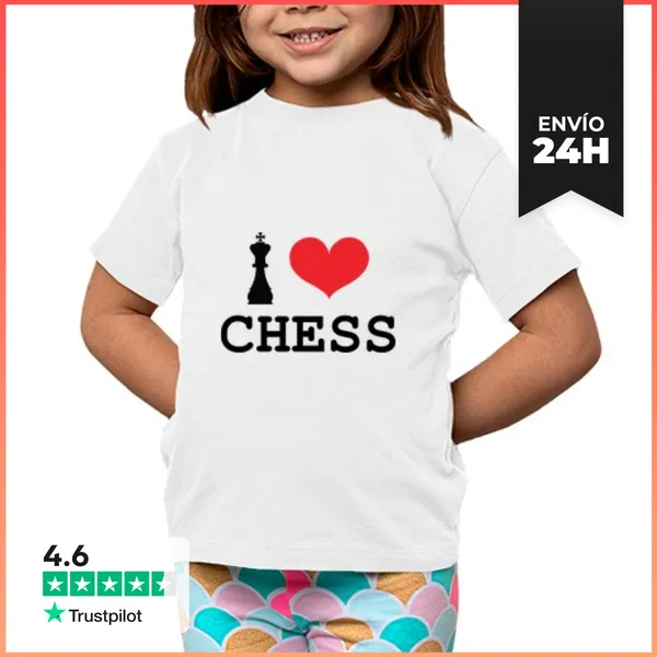 Camiseta Clásica Para Niños Ajedrez / Ajedrez LaTostadora