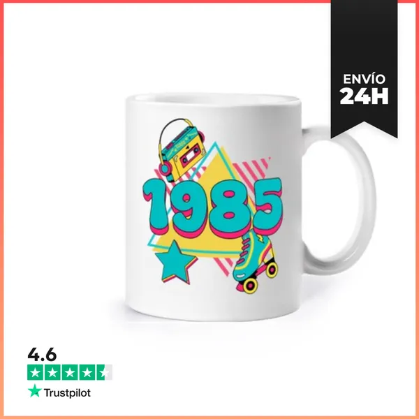 Taza 1985 Retro LaTostadora