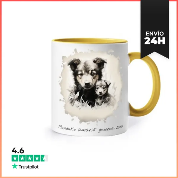 Taza De Colores Munduko Amarik Goxoena Zara. BH LaTostadora