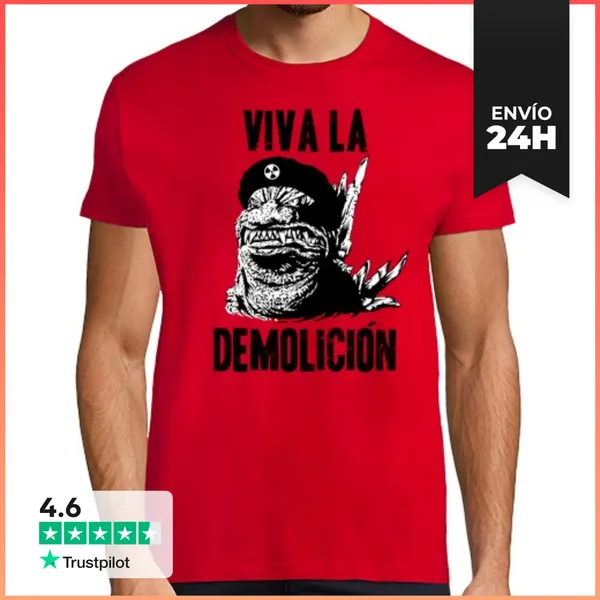 Camiseta Hombre Clásica Viva La Demolición LaTostadora
