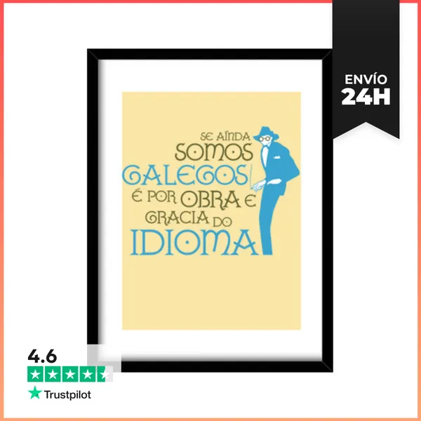 Cuadro Con Marco Vertical CASTELAO LaTostadora