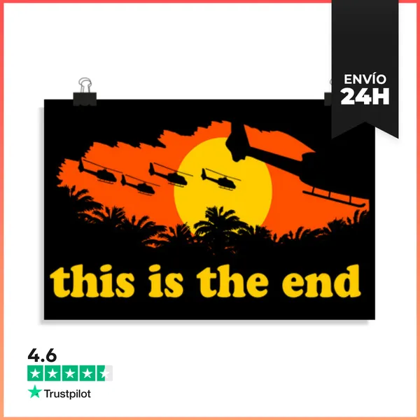 Póster Horizontal This Is The End LaTostadora
