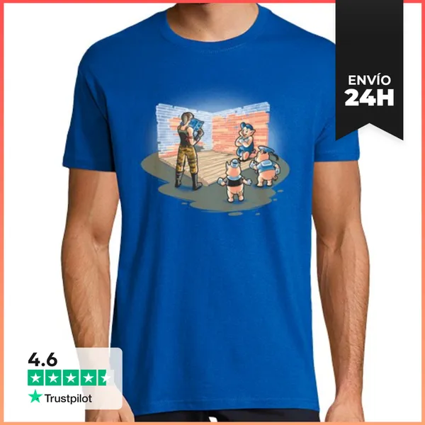 Camiseta Hombre Clásica Build LaTostadora