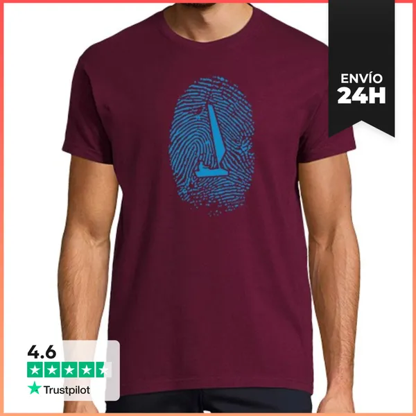 Camiseta Hombre Clásica Sailor Fingerprint LaTostadora