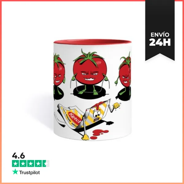 Taza De Colores 100 Tomate Natural LaTostadora
