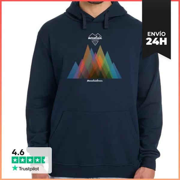 Sudadera Unisex Con Capucha Sudadera De Montañas Para Chico