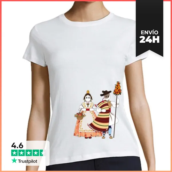 Camiseta Mujer Clásica PAREJA LaTostadora