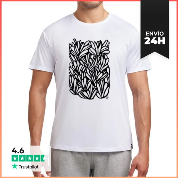 Camiseta Deportiva Hombre Planta Suculenta Gigante LaTostadora