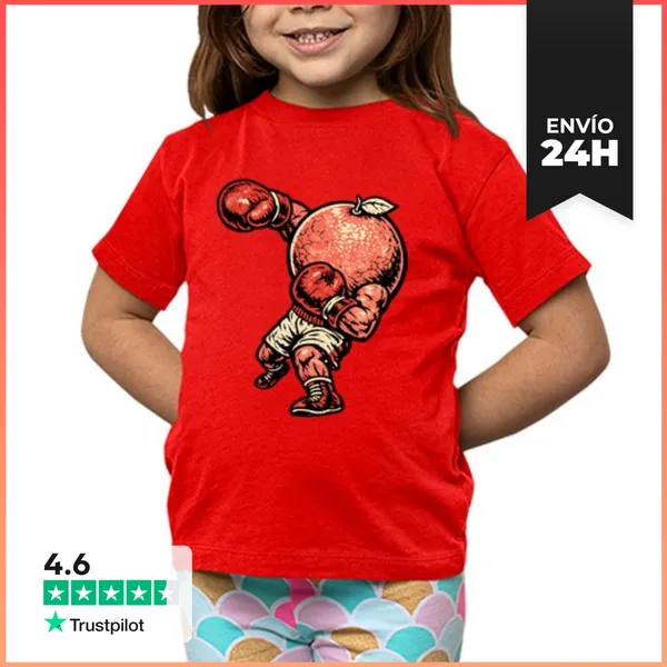 Camiseta Clásica Para Niños Boxeador Retro Vintage De Puñetazo De