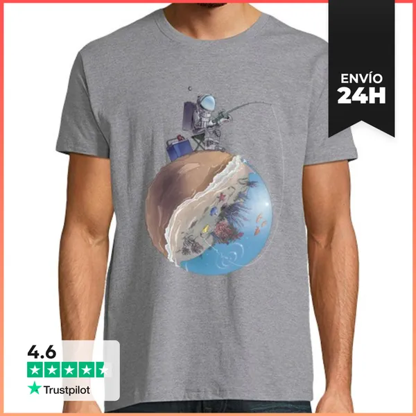 Camiseta Hombre Clásica Take It Fishey LaTostadora