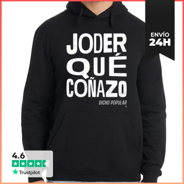 Sudadera Unisex Con Capucha Joder Qué Coñazo LaTostadora