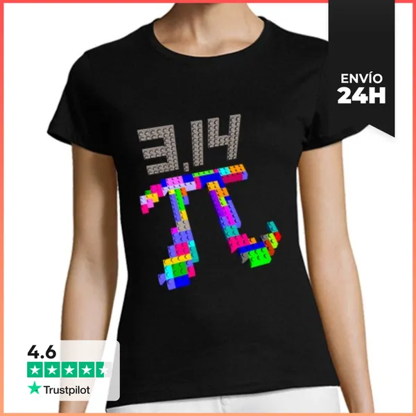 Camiseta Mujer Clásica El Día De PI LaTostadora