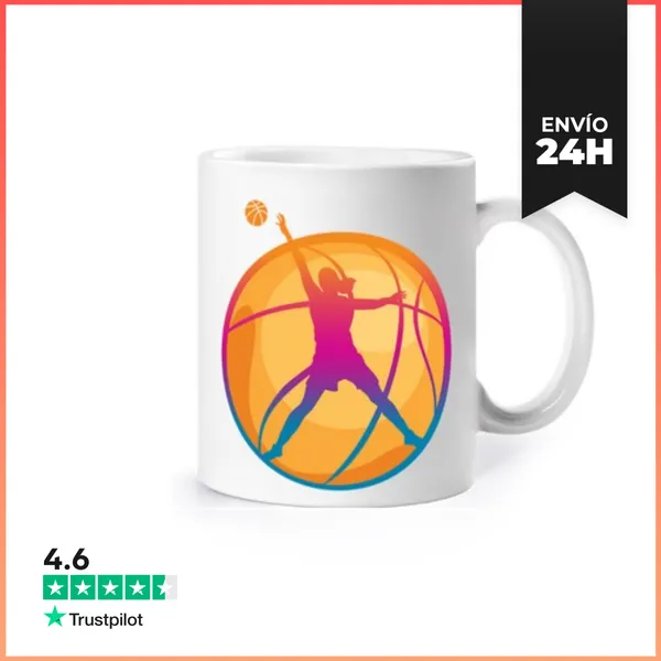 Taza Basketball Chica LaTostadora