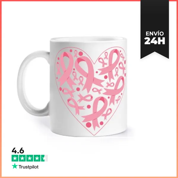Taza Lucha Contra El Cáncer De Mama Acción Donación Donaciones