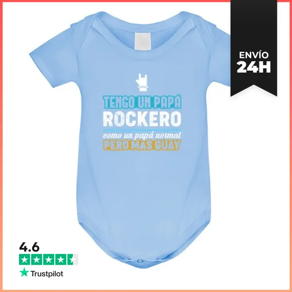 Body Bebé Abuelo Rockero LaTostadora