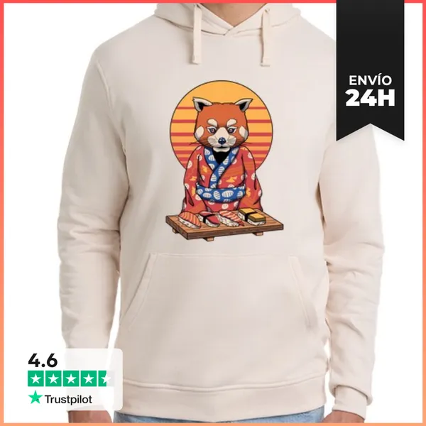Sudadera Unisex Con Capucha Panda Rad LaTostadora