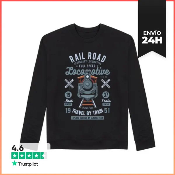 Sudadera Unisex Locomotive LaTostadora