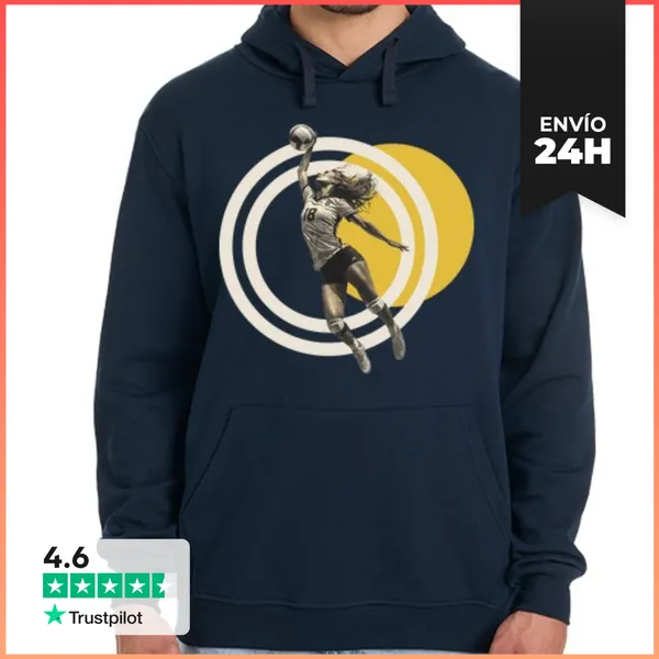 Sudadera Unisex Con Capucha Pallavolo Voleibol Remate Banda