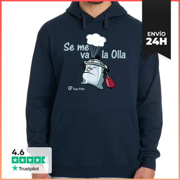 Sudadera Unisex Con Capucha Se Me Va La Olla LaTostadora