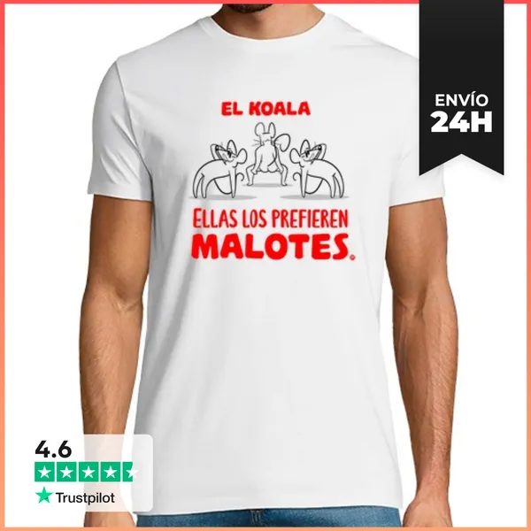 Camiseta Hombre Clásica El Koala - Malotes B LaTostadora