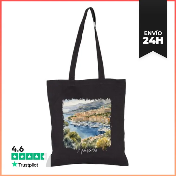 Bolsa De Tela Acuarela De Mónaco, Ciudad De Mónaco LaTostadora