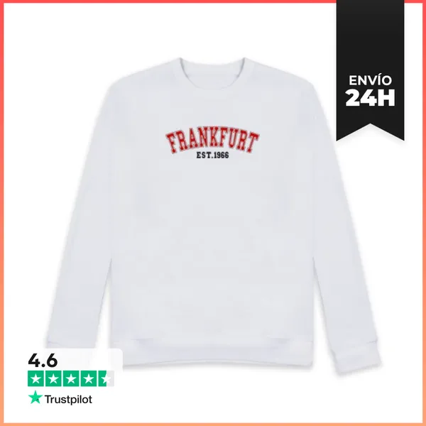 Sudadera Unisex Frankfurt Est 1966 LaTostadora