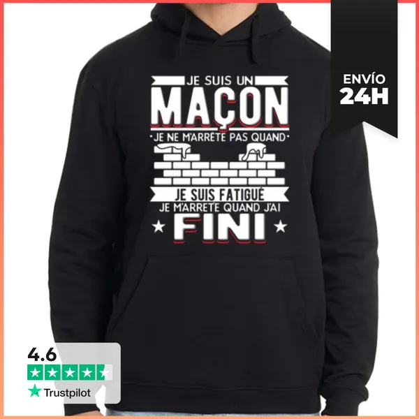 Sudadera Unisex Con Capucha Macon Mampostería Humor Macon