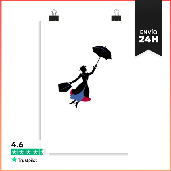 Póster Vertical Poppins LaTostadora