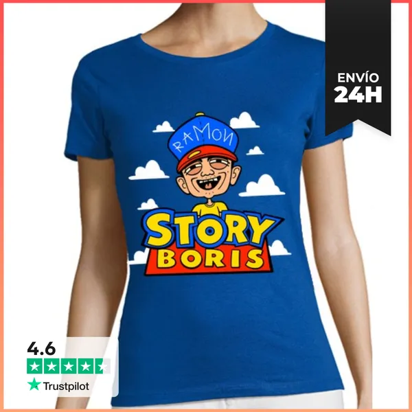 Camiseta Mujer Clásica Story Boris LaTostadora
