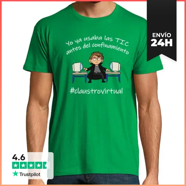 Camiseta Hombre Clásica TIC Blanco LaTostadora